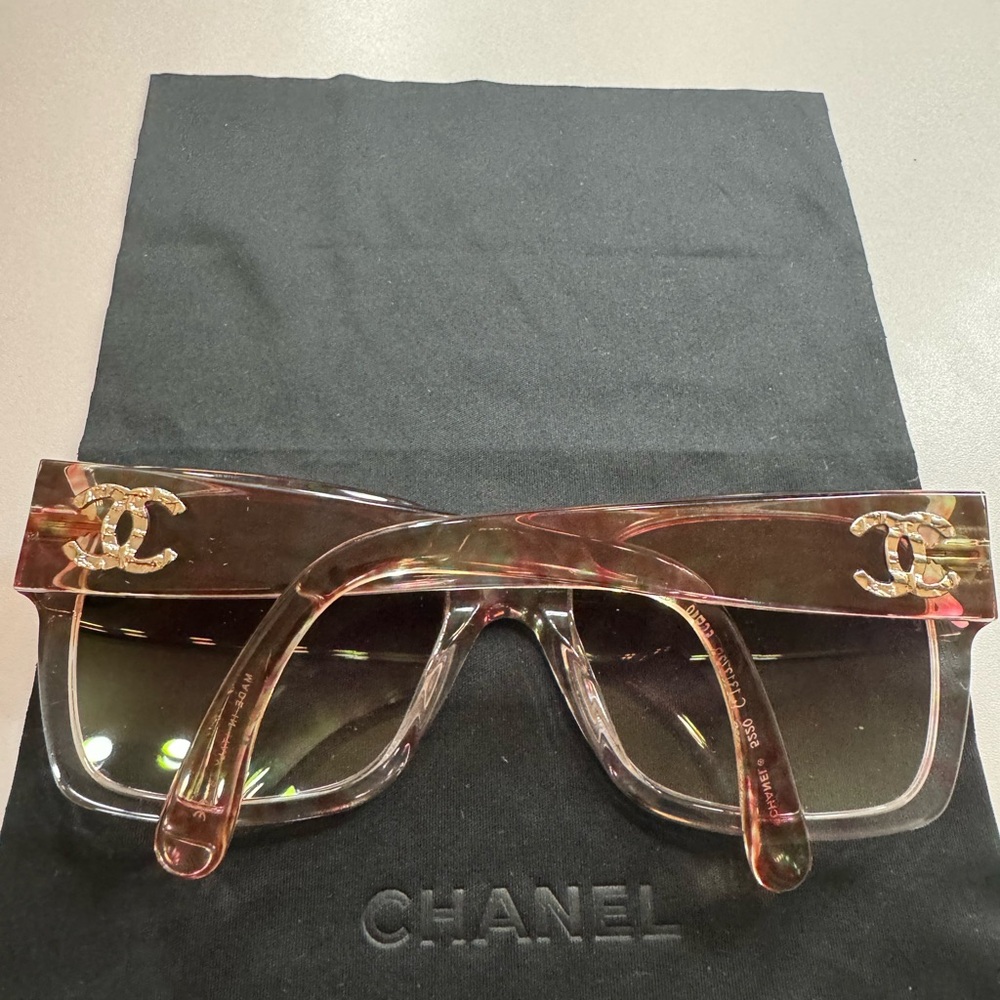 Chanel Multicolor Gradient 5220 Cc Square Sunglas… - image 8